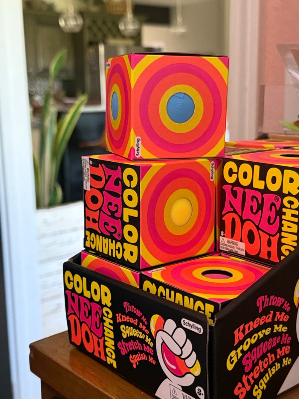 Color Change NeeDoh Stress Ball - Bright Yellow